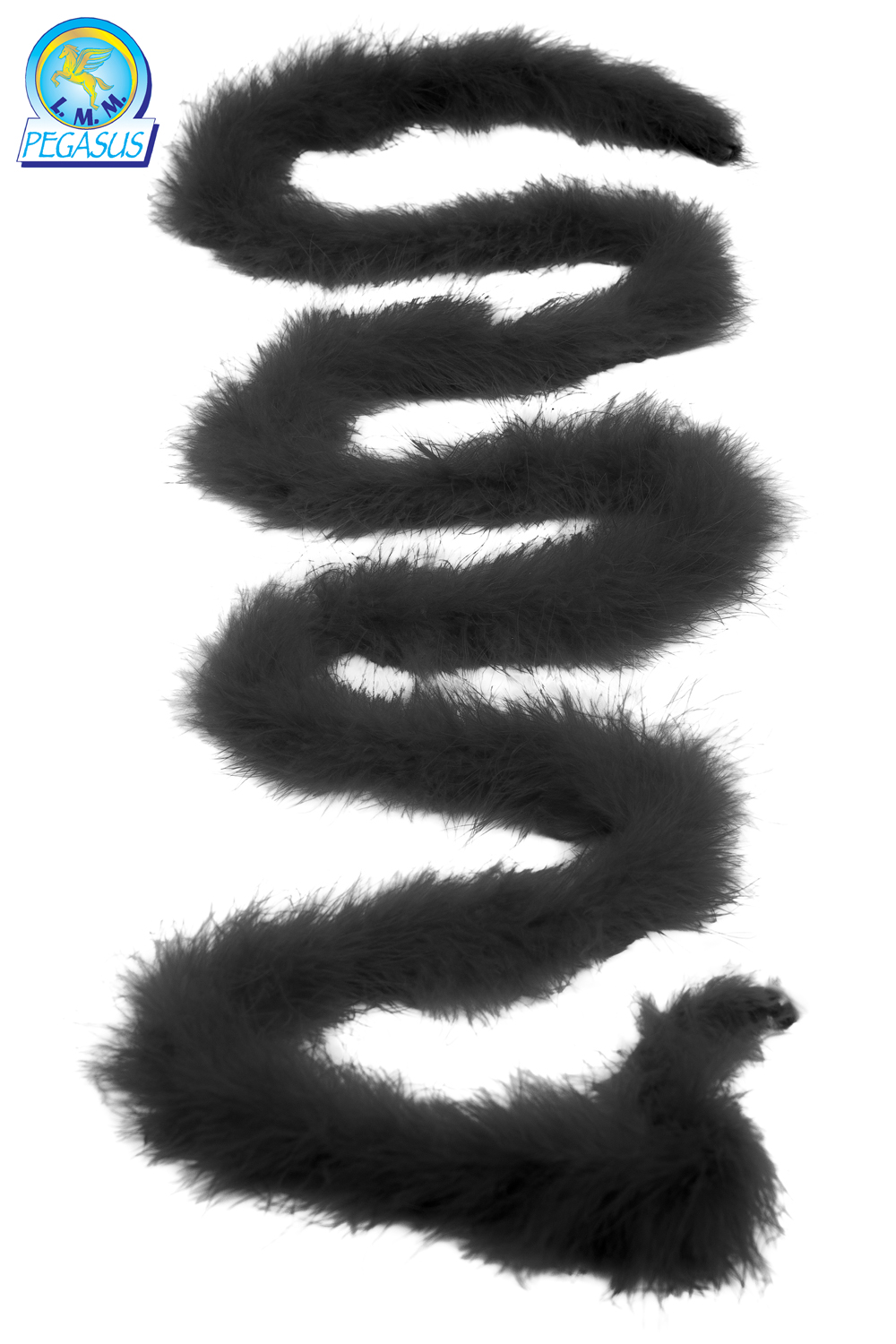 BOA PIUMA DI MARABOU NERO